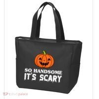 So Handsome Its Scary Funny Halloween Tote Bag thumb 3