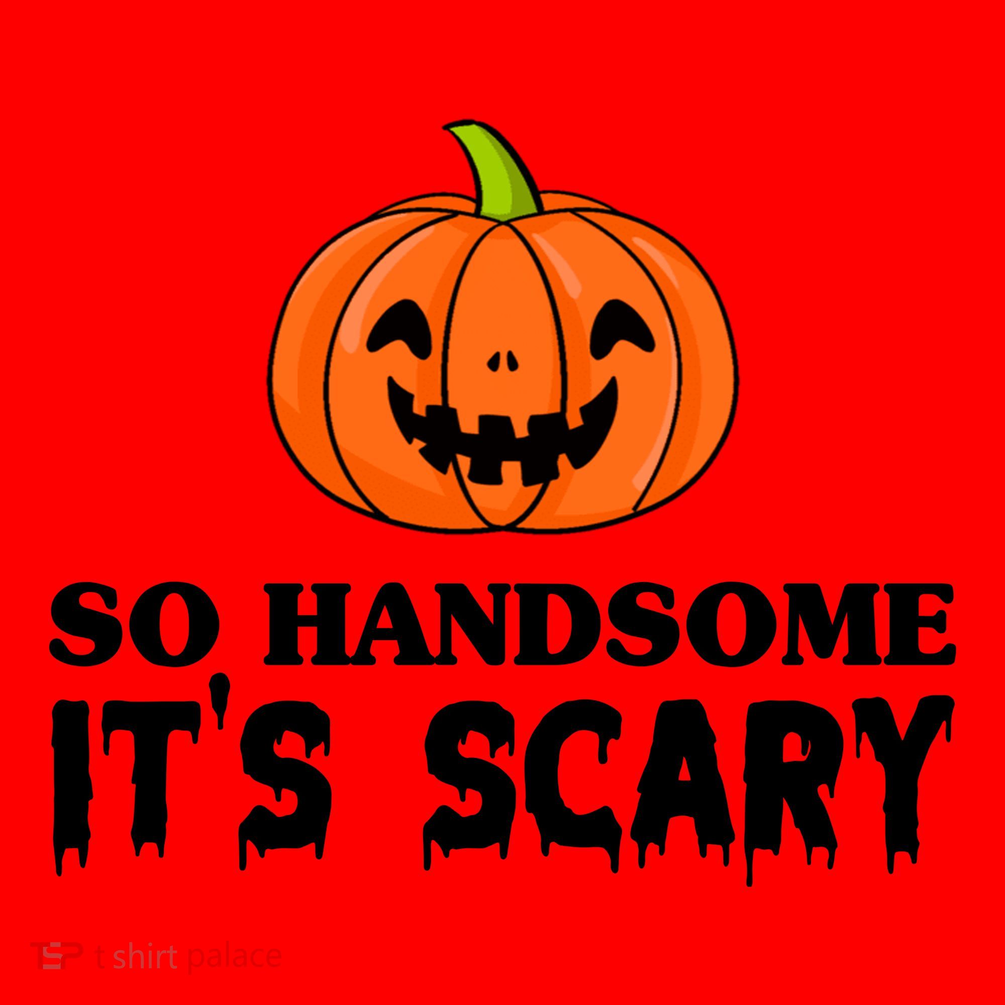 So Handsome Its Scary Funny Halloween Santa Hat