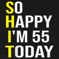 So Happy I'm 55 Today Fifty Five Years Old 55th Birthday Women's Hoodie thumb 2