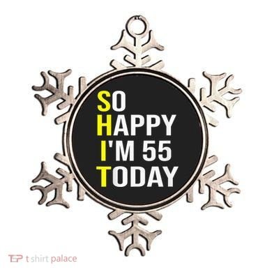 So Happy I'm 55 Today Fifty Five Years Old 55th Birthday Ornament
