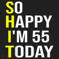 So Happy I'm 55 Today Fifty Five Years Old 55th Birthday Hat thumb 2