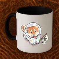 Shiba Inu Astronaut Cute Mom Coffee Mug thumb 2