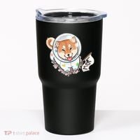 Shiba Inu Astronaut Cute Mom Tumbler thumb 0