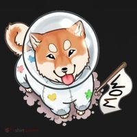 Shiba Inu Astronaut Cute Mom Ornament thumb 1