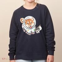 Shiba Inu Astronaut Cute Mom Women's Sweatshirt thumb 0
