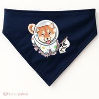 Shiba Inu Astronaut Cute Mom USA-Made Doggie Bandana thumb 0