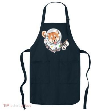 Shiba Inu Astronaut Cute Mom Apron
