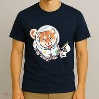 Shiba Inu Astronaut Cute Mom T-Shirt thumb 3