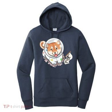 Shiba Inu Astronaut Cute Mom Women's Hoodie