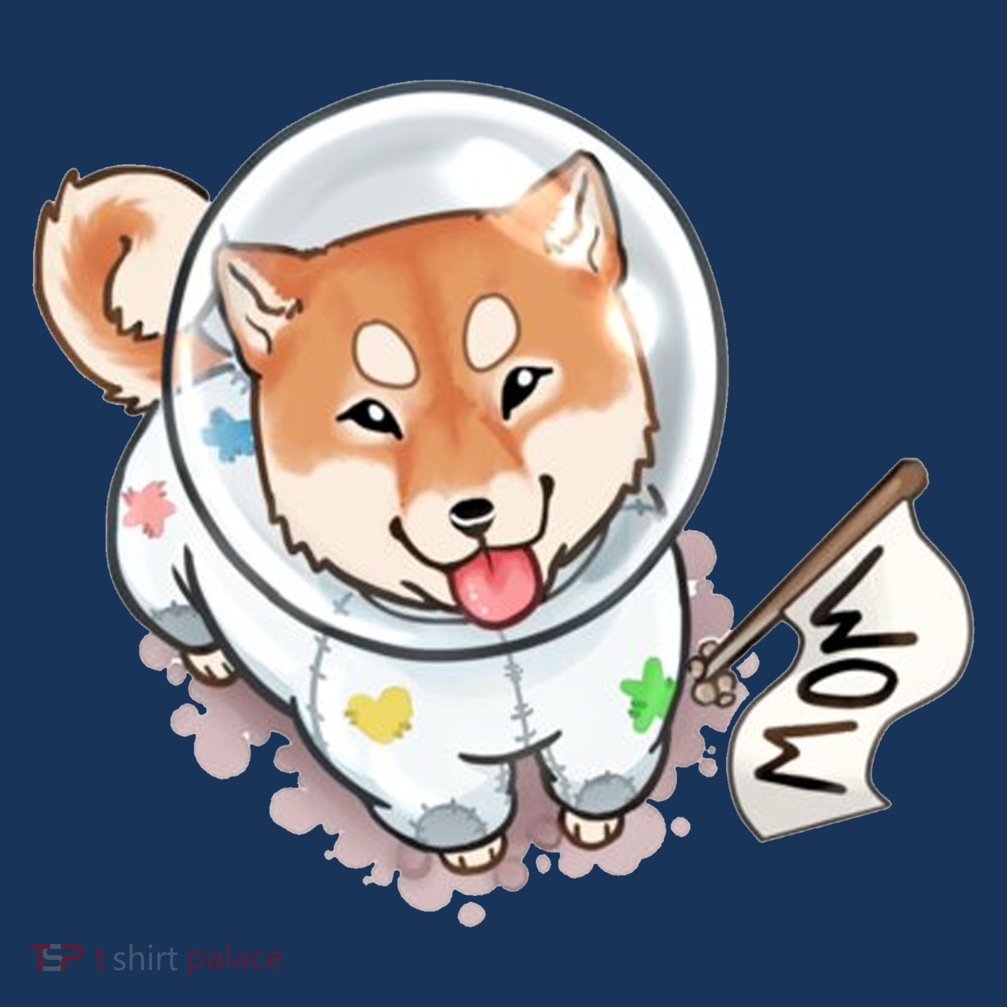 Shiba Inu Astronaut Cute Mom Mousepad