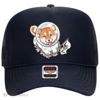 Shiba Inu Astronaut Cute Mom Hat thumb 0
