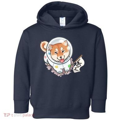 Shiba Inu Astronaut Cute Mom Toddler Hoodie