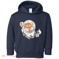 Shiba Inu Astronaut Cute Mom Toddler Hoodie thumb 0