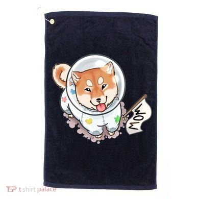 Shiba Inu Astronaut Cute Mom Golf Towel