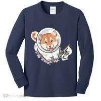 Shiba Inu Astronaut Cute Mom Kids Long Sleeve Shirt thumb 0