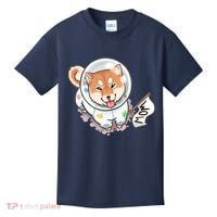 Shiba Inu Astronaut Cute Mom Kids T-Shirt thumb 0