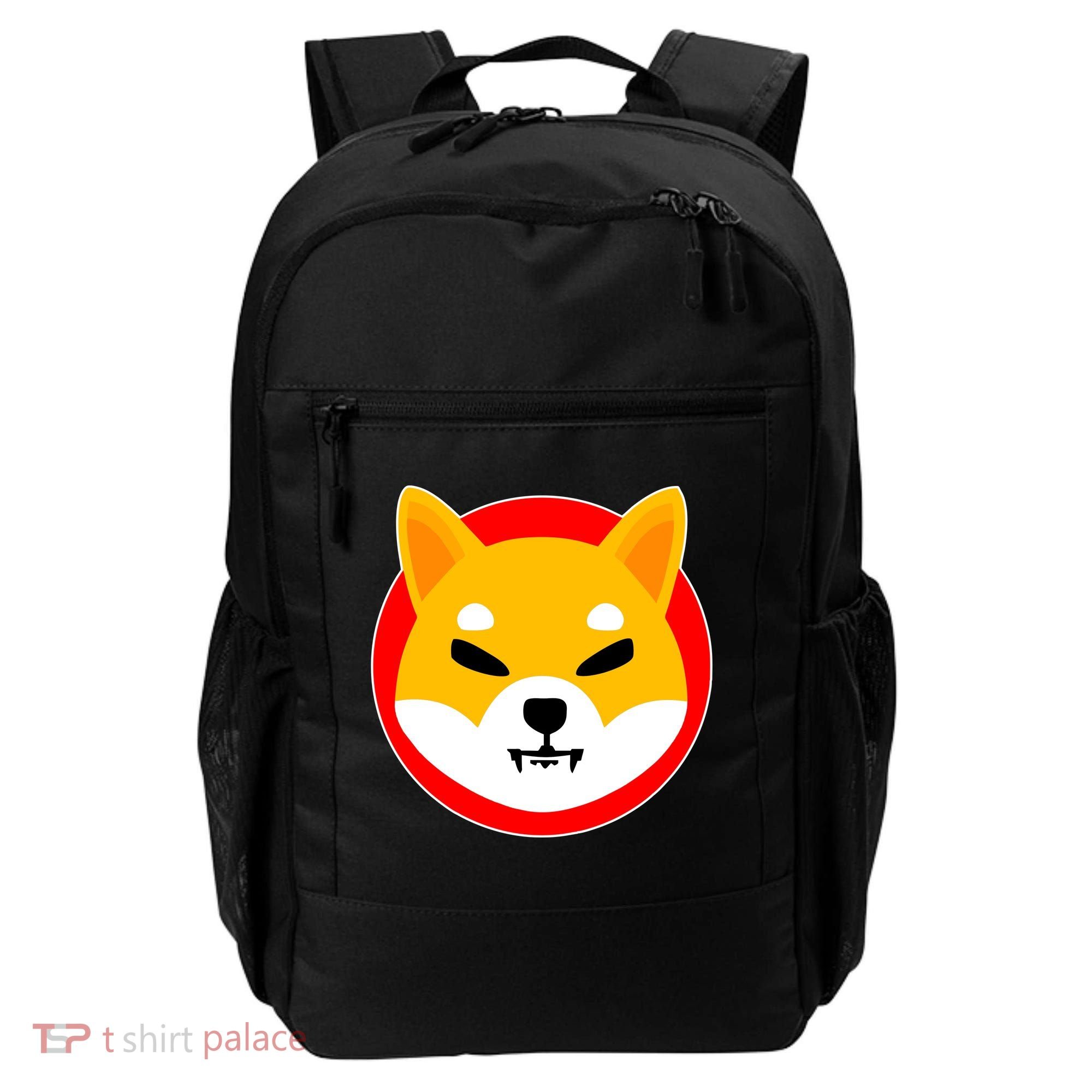 Shiba Inu SHIB Token Crypto Currency Logo Backpack