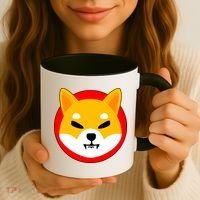 Shiba Inu SHIB Token Crypto Currency Logo Coffee Mug thumb 3