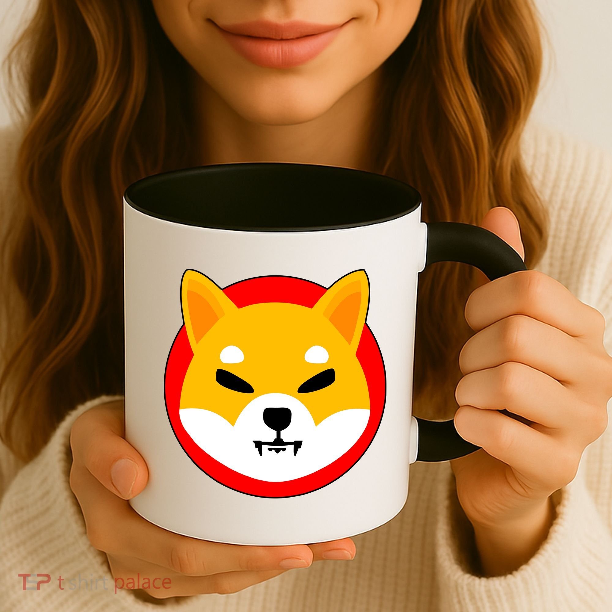 Shiba Inu SHIB Token Crypto Currency Logo Coffee Mug
