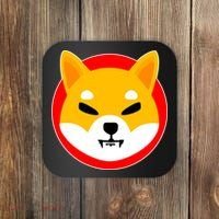 Shiba Inu SHIB Token Crypto Currency Logo Coaster thumb 0