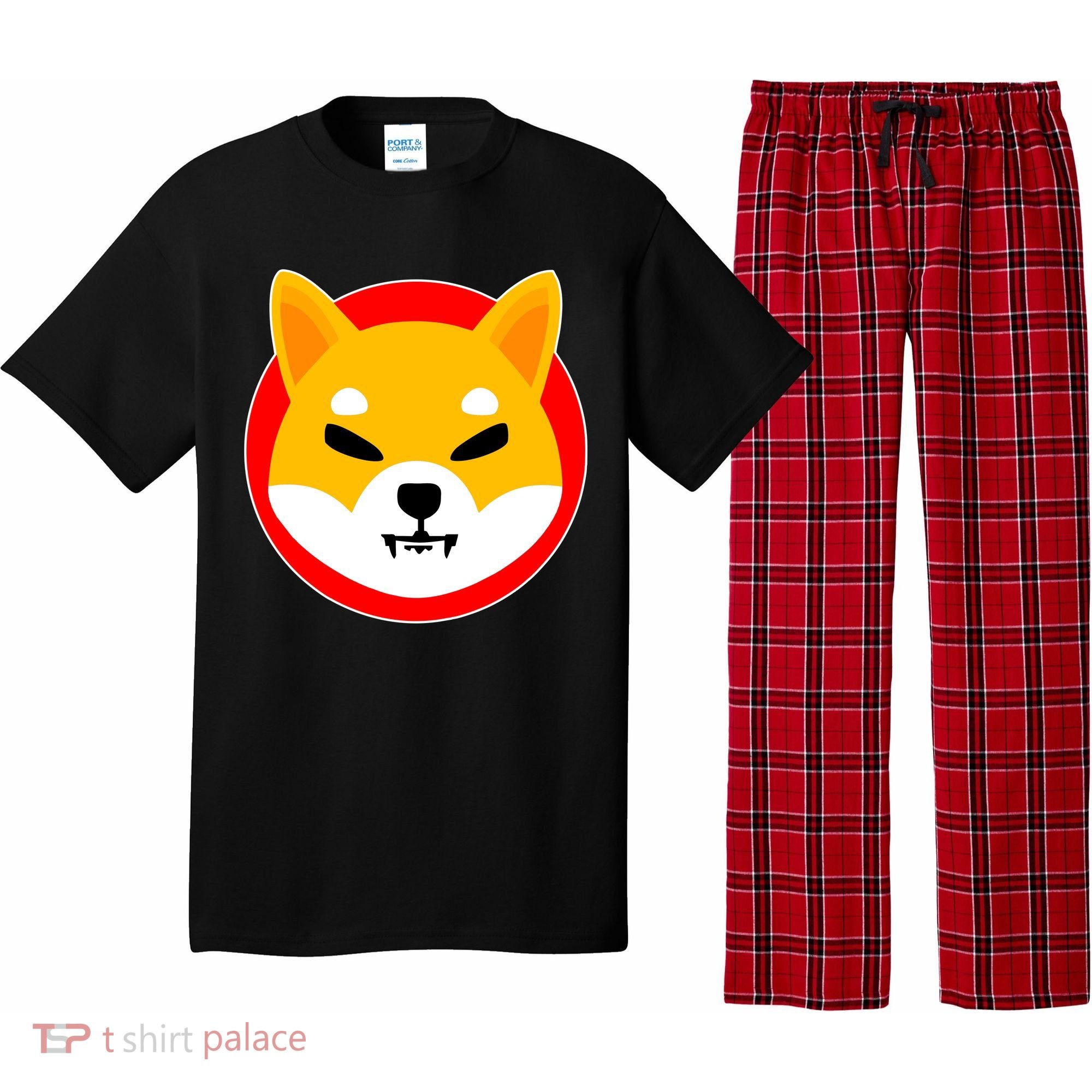 Shiba Inu SHIB Token Crypto Currency Logo Pajama Set