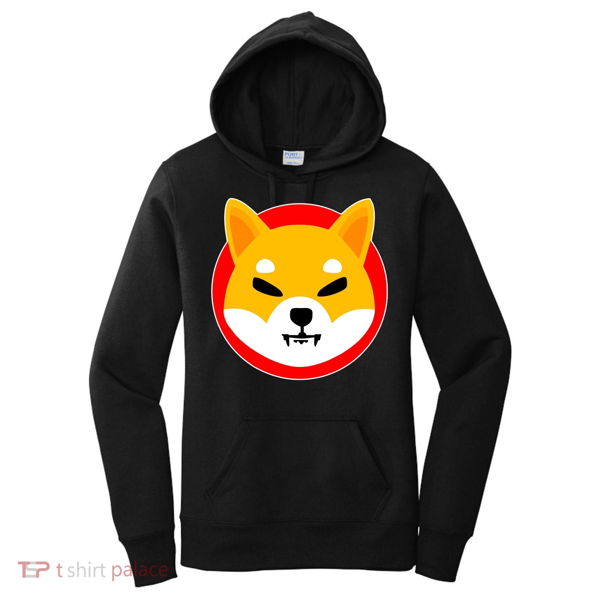 Shiba Inu SHIB Token Crypto Currency Logo Women's Hoodie