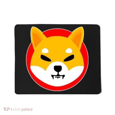 Shiba Inu SHIB Token Crypto Currency Logo Mousepad