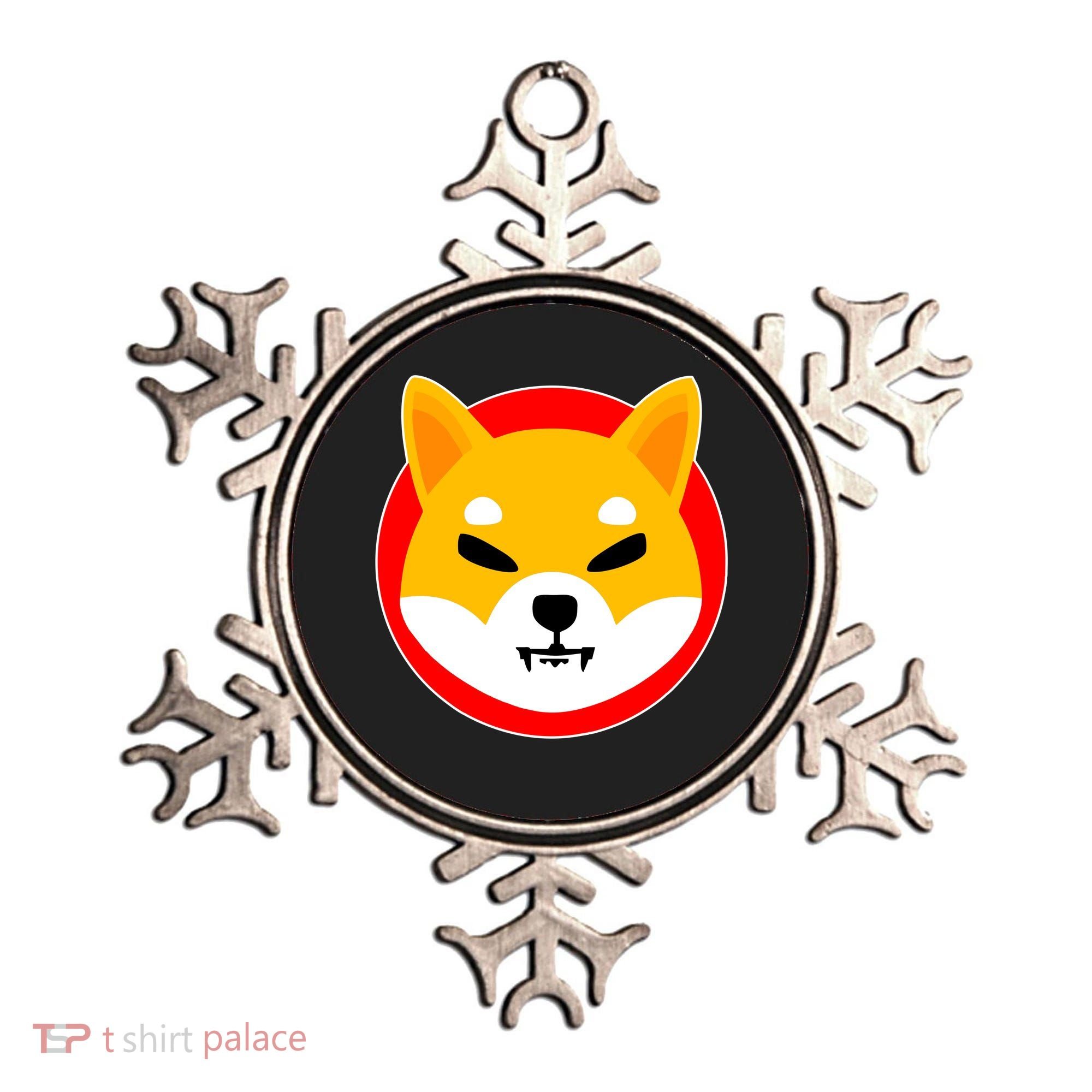 Shiba Inu SHIB Token Crypto Currency Logo Ornament