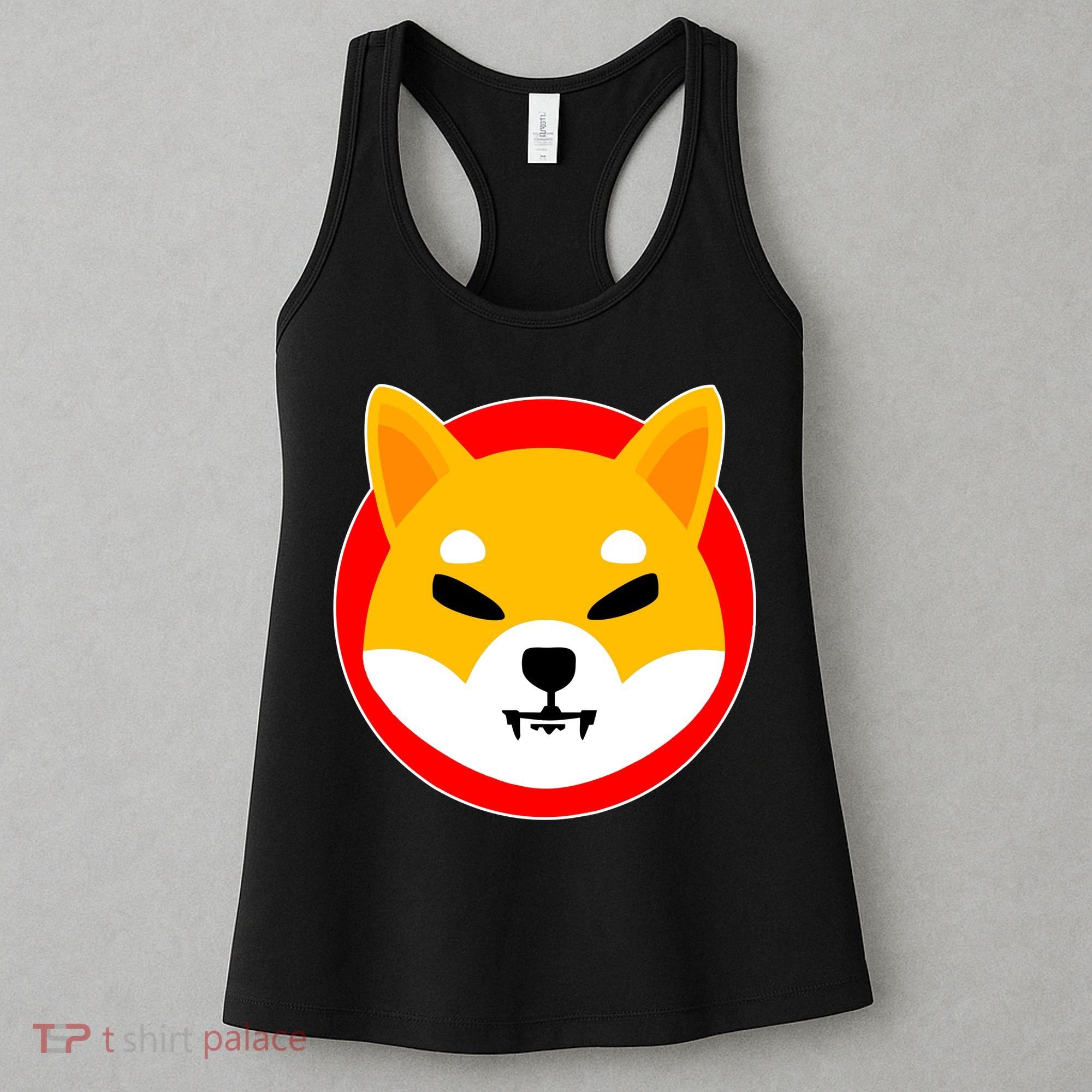 Shiba Inu SHIB Token Crypto Currency Logo Women's Tank Top