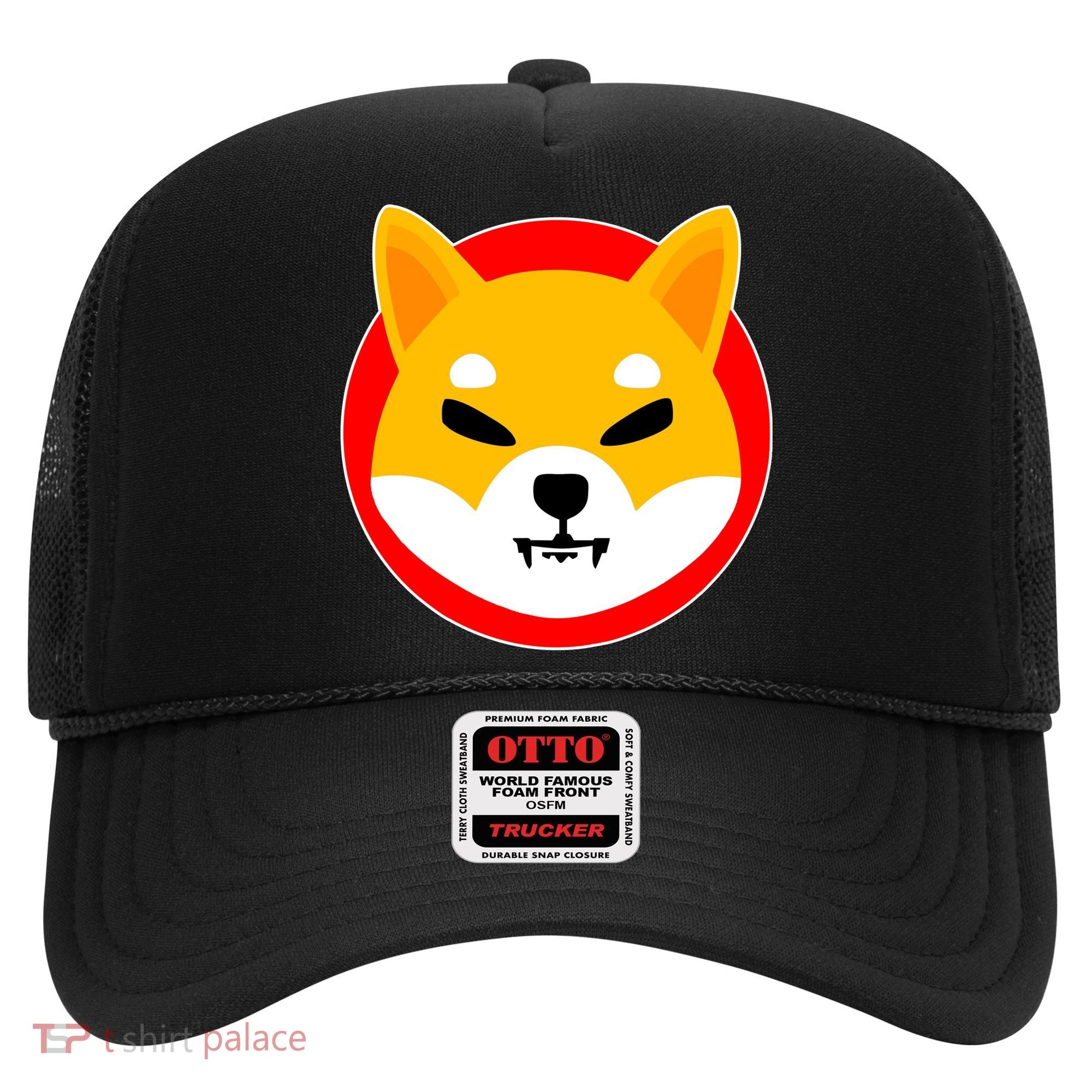 Shiba Inu SHIB Token Crypto Currency Logo Hat