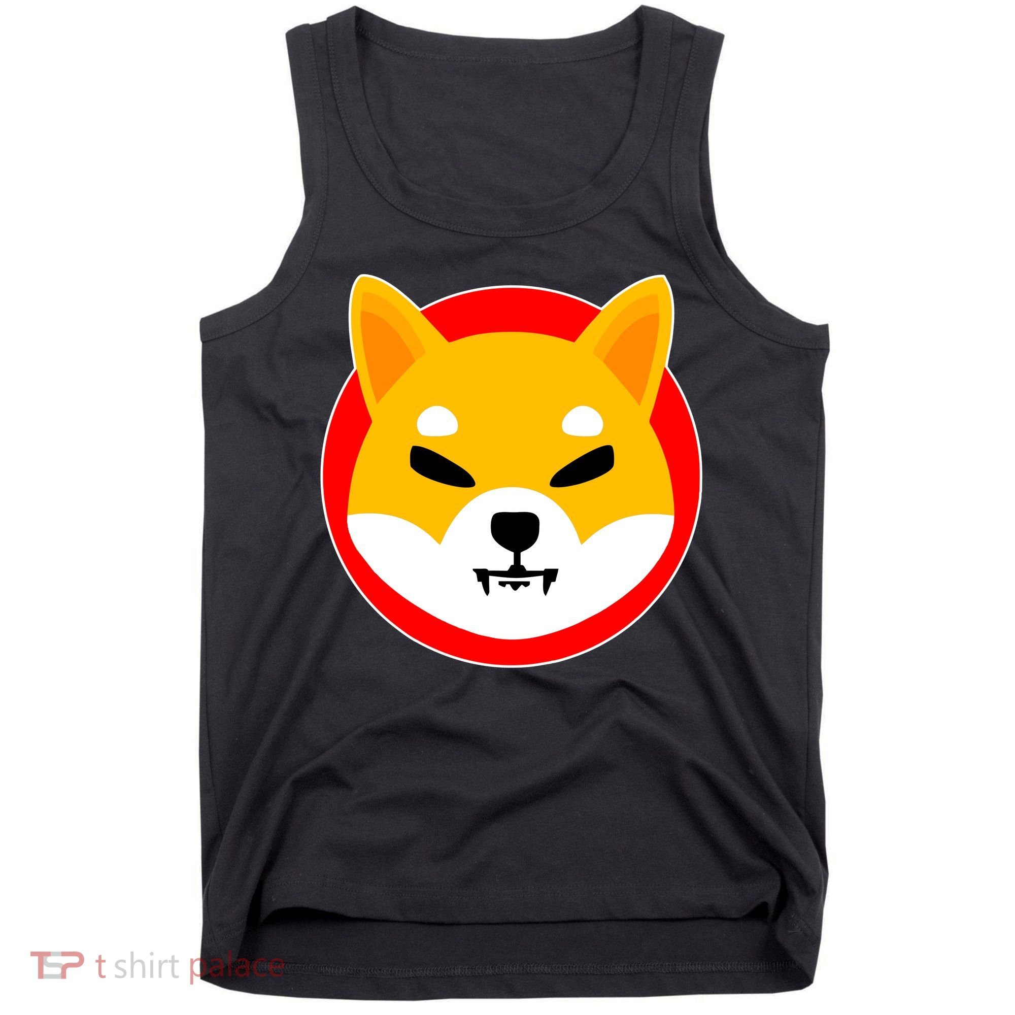Shiba Inu SHIB Token Crypto Currency Logo Tank Top