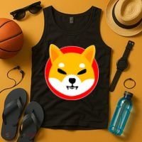 Shiba Inu SHIB Token Crypto Currency Logo Tank Top thumb 4