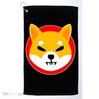 Shiba Inu SHIB Token Crypto Currency Logo Golf Towel thumb 0