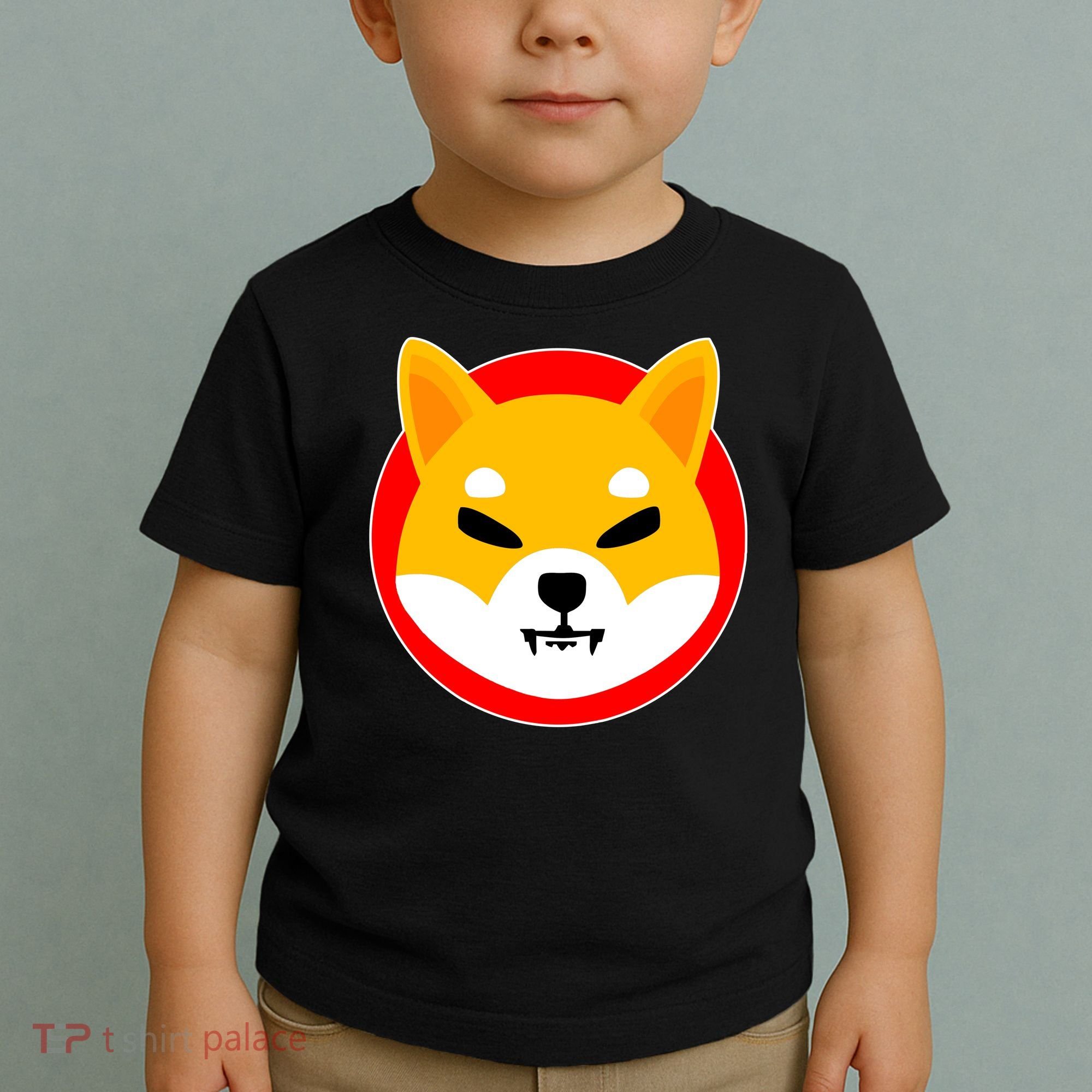 Shiba Inu SHIB Token Crypto Currency Logo Toddler T-Shirt