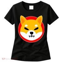 Shiba Inu SHIB Token Crypto Currency Logo Women's T-Shirt thumb 0