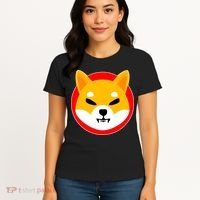 Shiba Inu SHIB Token Crypto Currency Logo Women's T-Shirt thumb 4