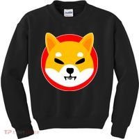 Shiba Inu SHIB Token Crypto Currency Logo Kids Sweatshirt thumb 0