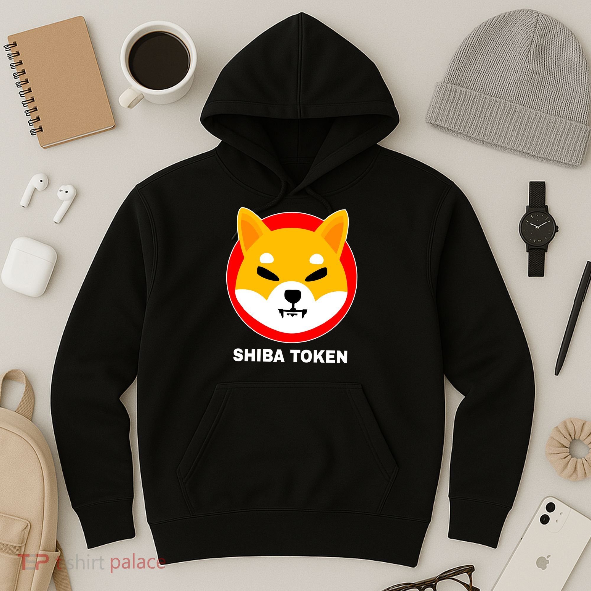 Shiba Token Shib Inu Dogecoin Killer Logo Crypto Hoodie