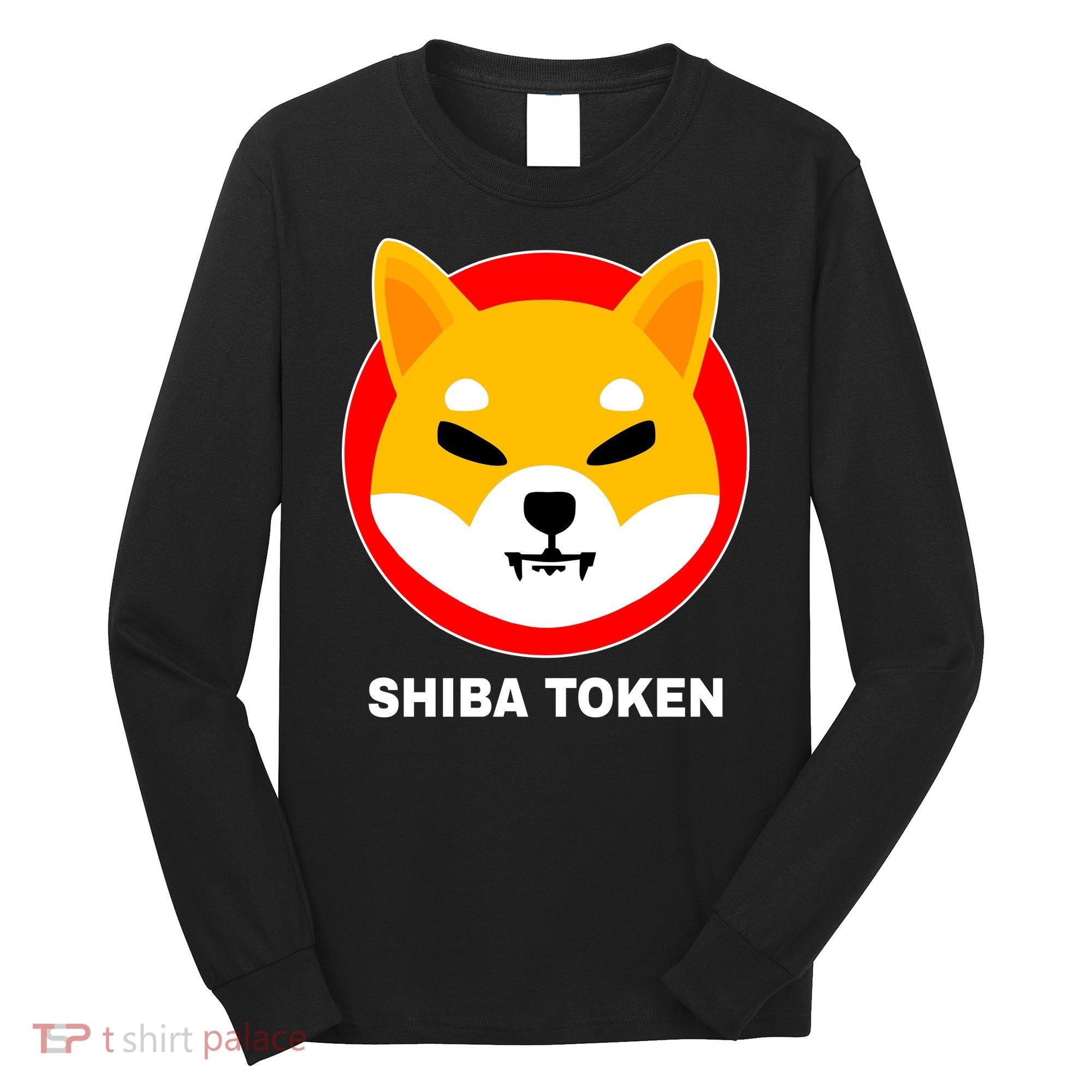 Shiba Token Shib Inu Dogecoin Killer Logo Crypto Long Sleeve Shirt