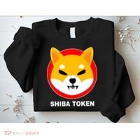 Shiba Token Shib Inu Dogecoin Killer Logo Crypto Sweatshirt thumb 2