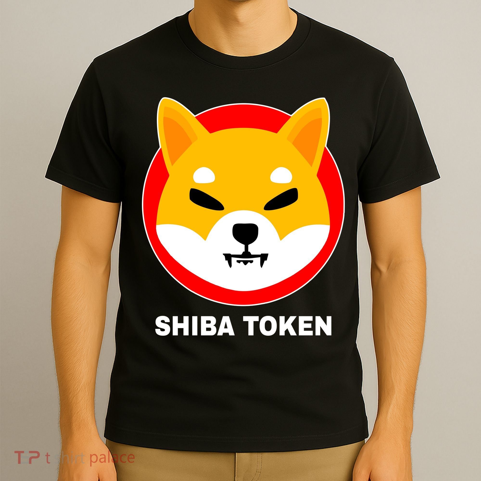 Shiba Token Shib Inu Dogecoin Killer Logo Crypto T-Shirt
