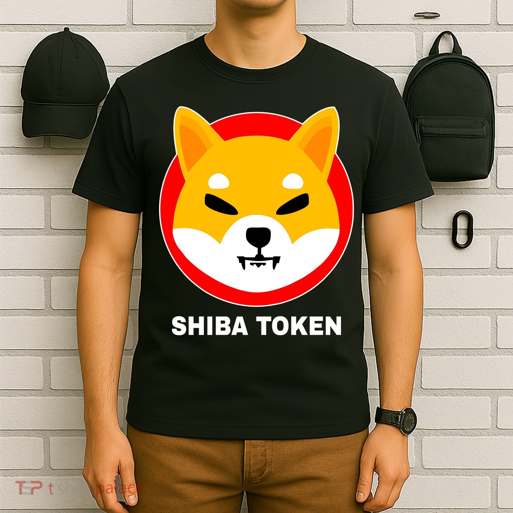 Shiba Token Shib Inu Dogecoin Killer Logo Crypto T-Shirt