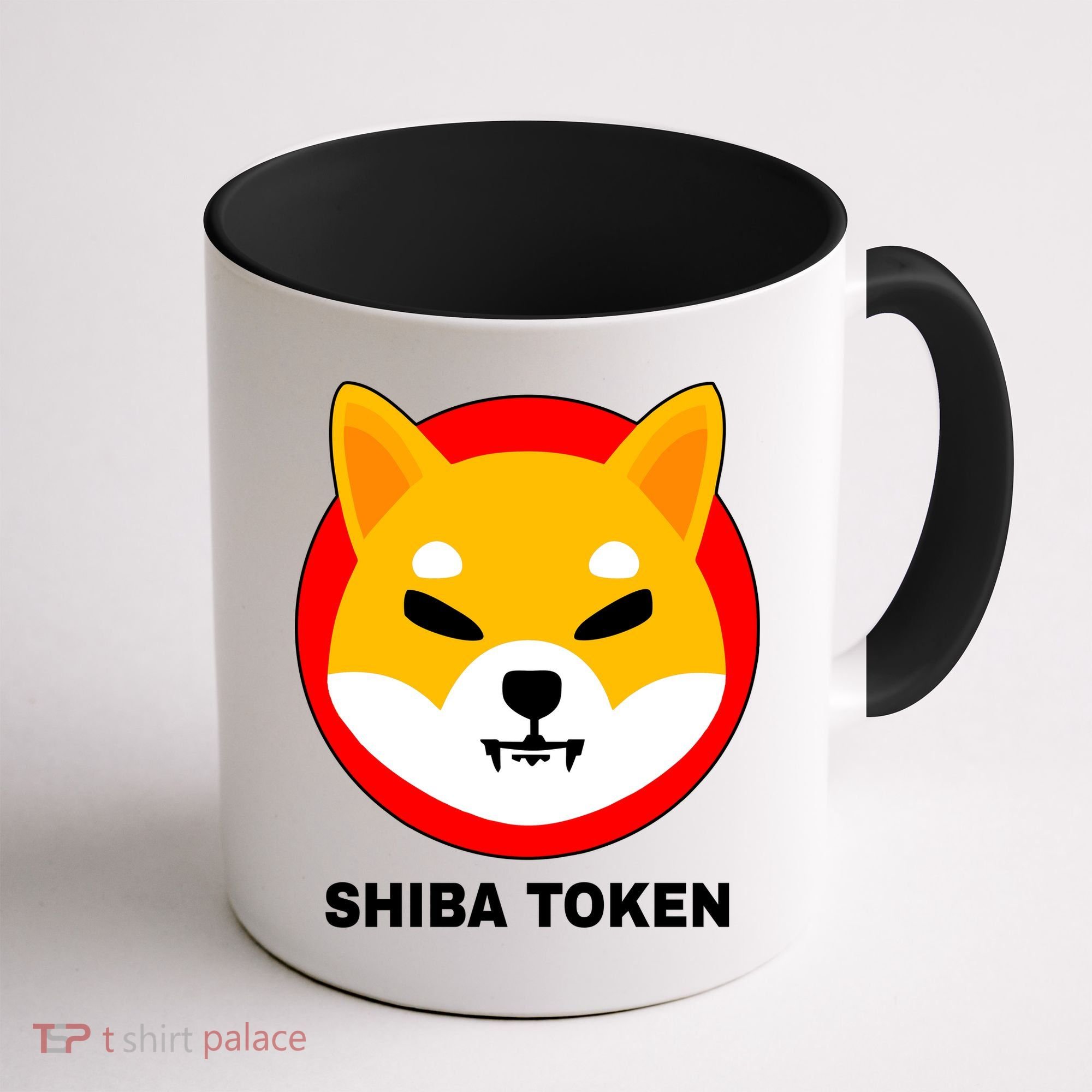 Shiba Token Shib Inu Dogecoin Killer Logo Crypto Coffee Mug