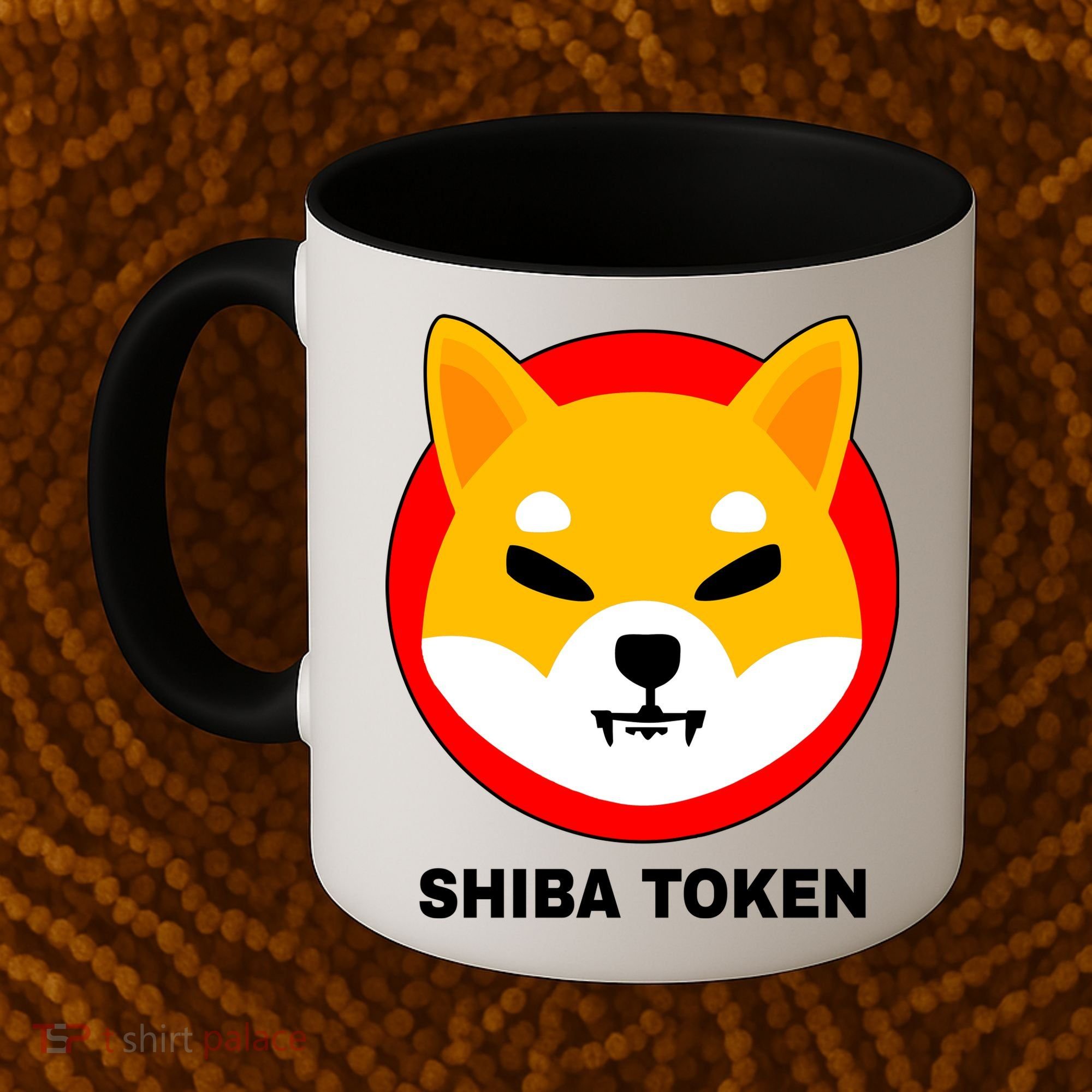 Shiba Token Shib Inu Dogecoin Killer Logo Crypto Coffee Mug