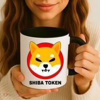 Shiba Token Shib Inu Dogecoin Killer Logo Crypto Coffee Mug thumb 3