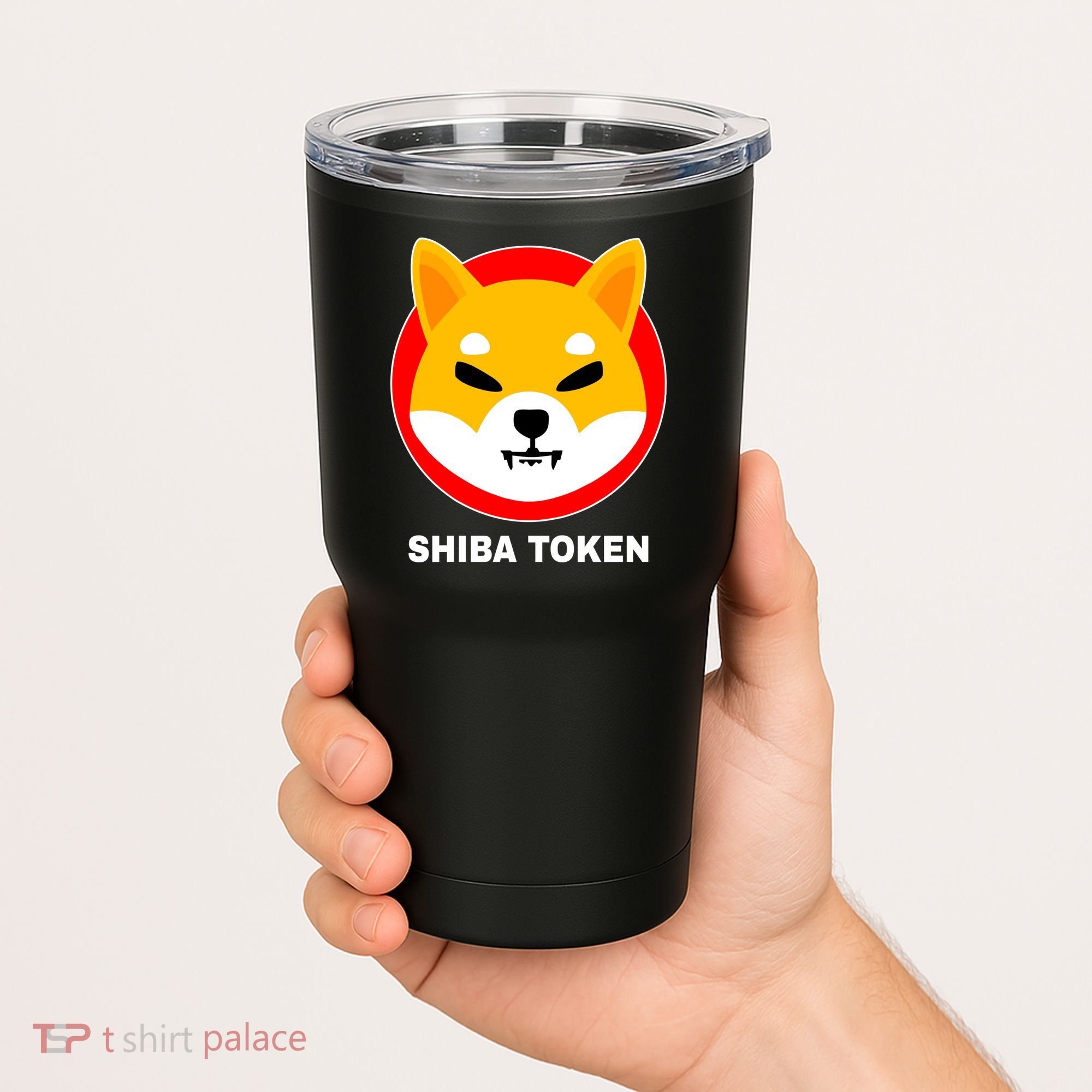 Shiba Token Shib Inu Dogecoin Killer Logo Crypto Tumbler