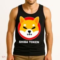 Shiba Token Shib Inu Dogecoin Killer Logo Crypto Tank Top thumb 3