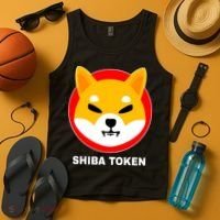 Shiba Token Shib Inu Dogecoin Killer Logo Crypto Tank Top thumb 4