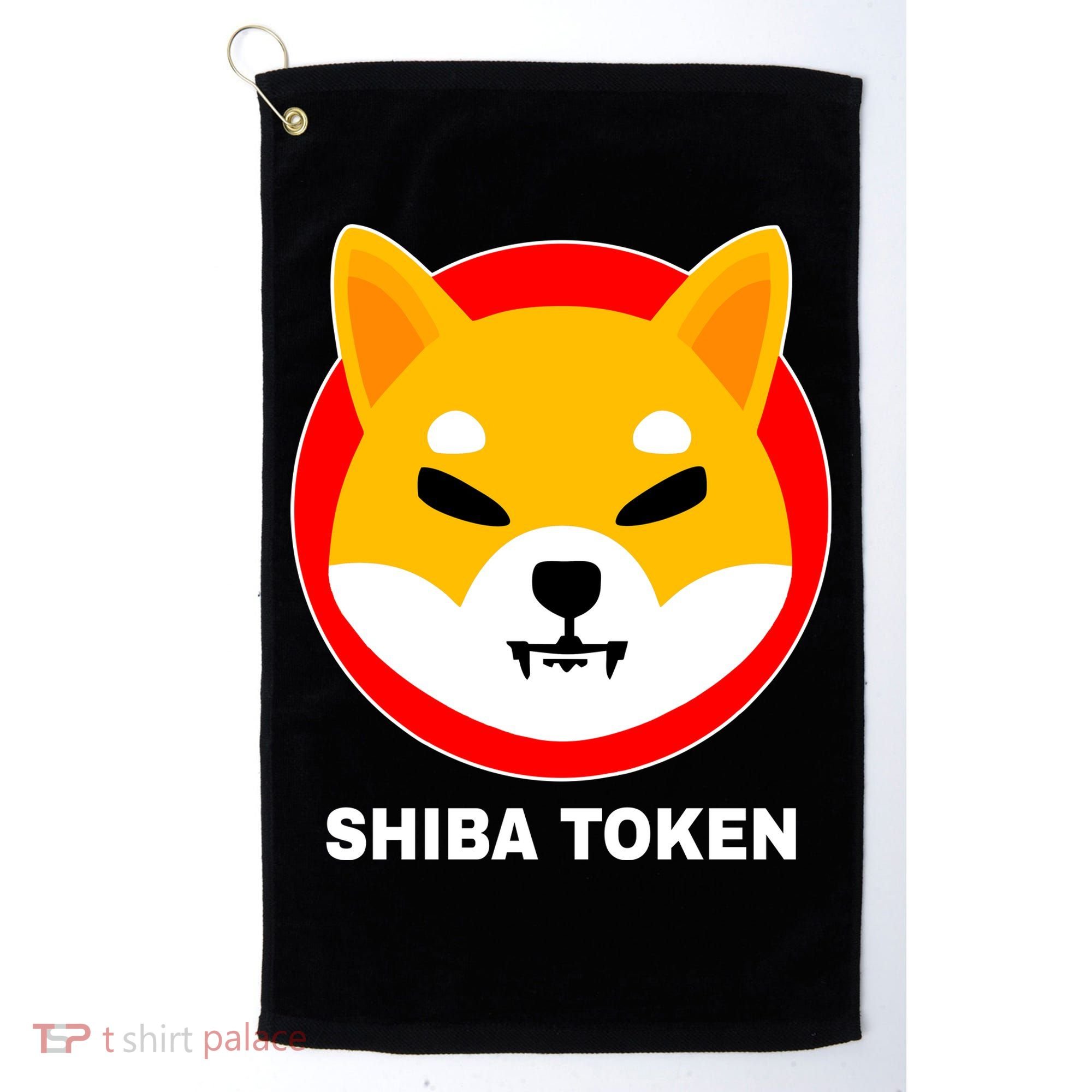 Shiba Token Shib Inu Dogecoin Killer Logo Crypto Golf Towel