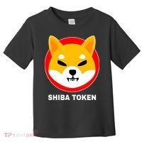 Shiba Token Shib Inu Dogecoin Killer Logo Crypto Toddler T-Shirt thumb 0